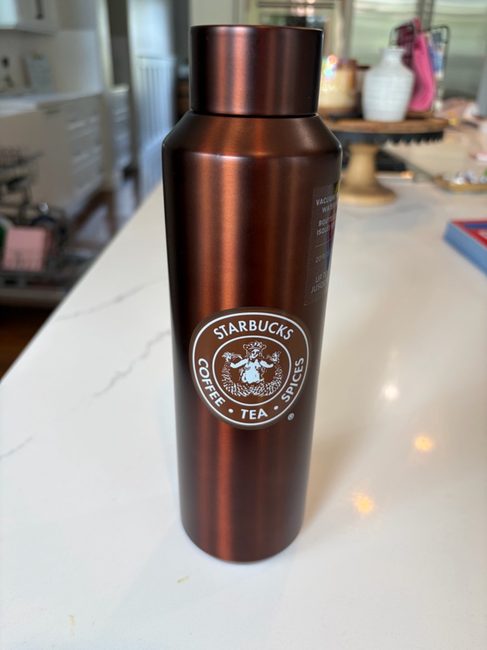 Starbucks copper brown Pike Place Market Stainless Tumbler
